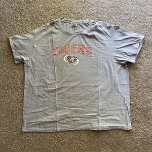 Pacific Tigers Shirt Mens 2XL Gray NCAA College Basketball Fanatics Tee T-Shirt
